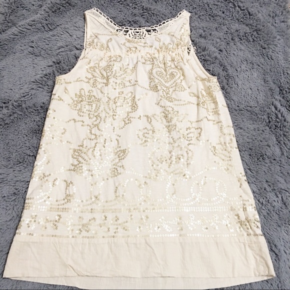 Anthropologie C. Keer Bordurette Tank Top/Cami - Picture 3 of 5